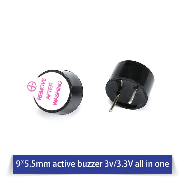 3V5V12V24V Active And Passive Buzzer Alarm Electromagnetic universal Sounder Speaker Anti-theft Device 9x5.5mm 3v 10pcs