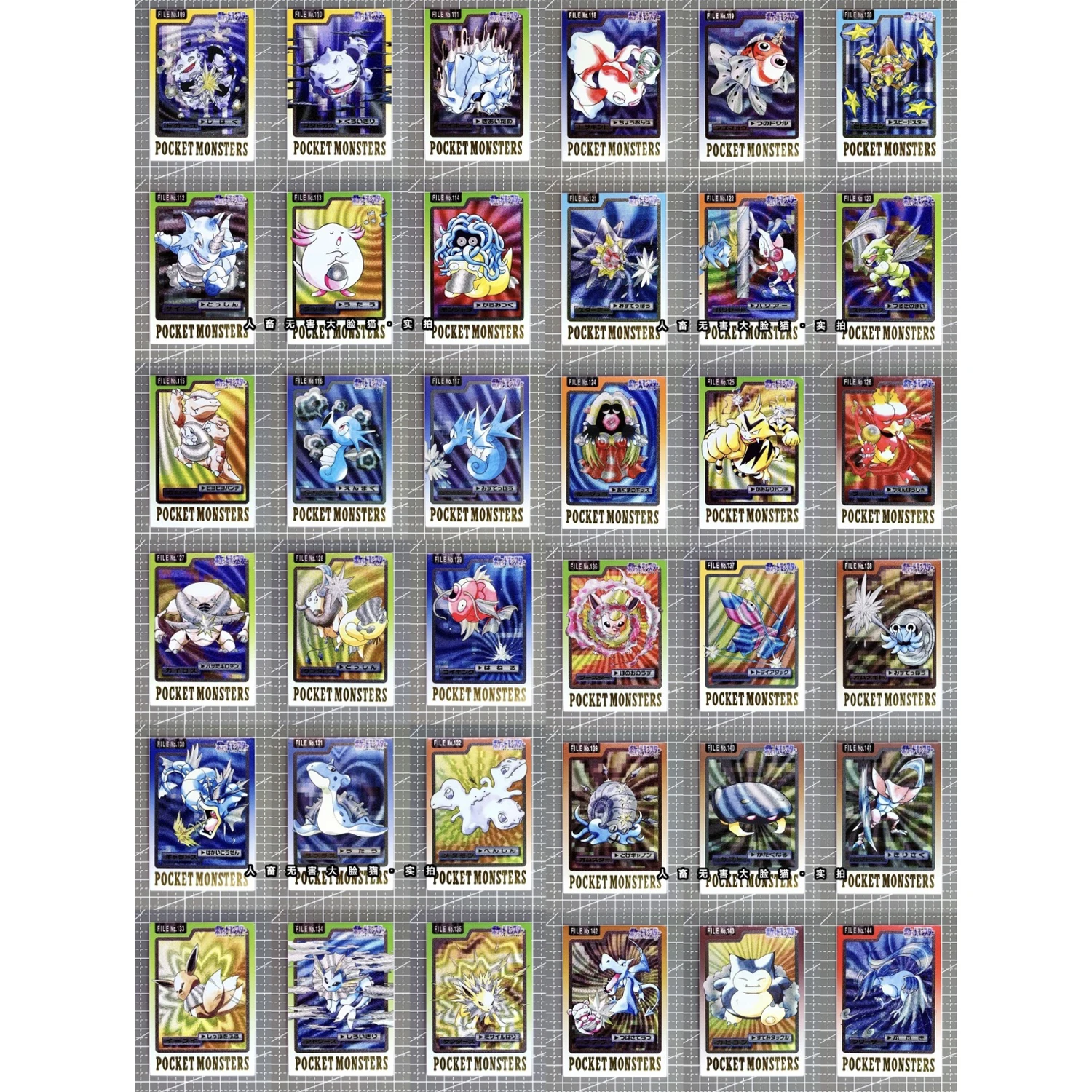 PTCG Generation I Texture Illustration Flash Cards Rare Mew Charizard Mewtwo Classic Game Anime Collection Cards Toy 151Pcs 8set