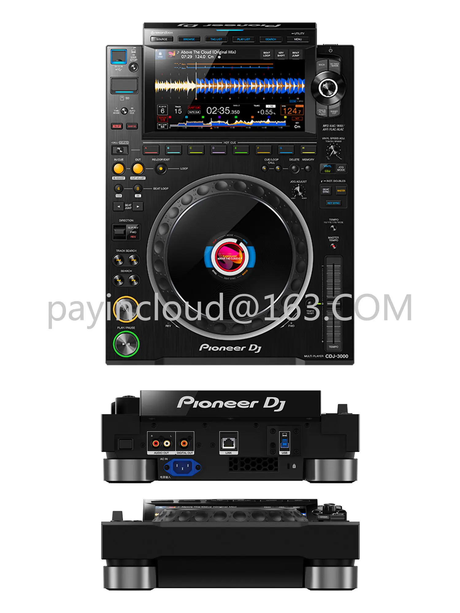 Pioneer Cdj-3000 Digital Dj Disk Recorder U Disk Sd Card Bar Nightclub Club