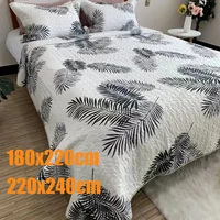 Retro Patterns Summer Thin Quilt Comforter Soft Air Conditioning Twin Queen Coverlet  bedspread покрывало copriletto 1