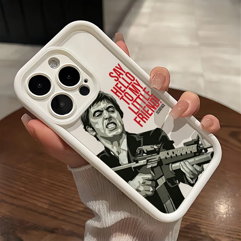 Stylish Scarface Soft Back Phone Case