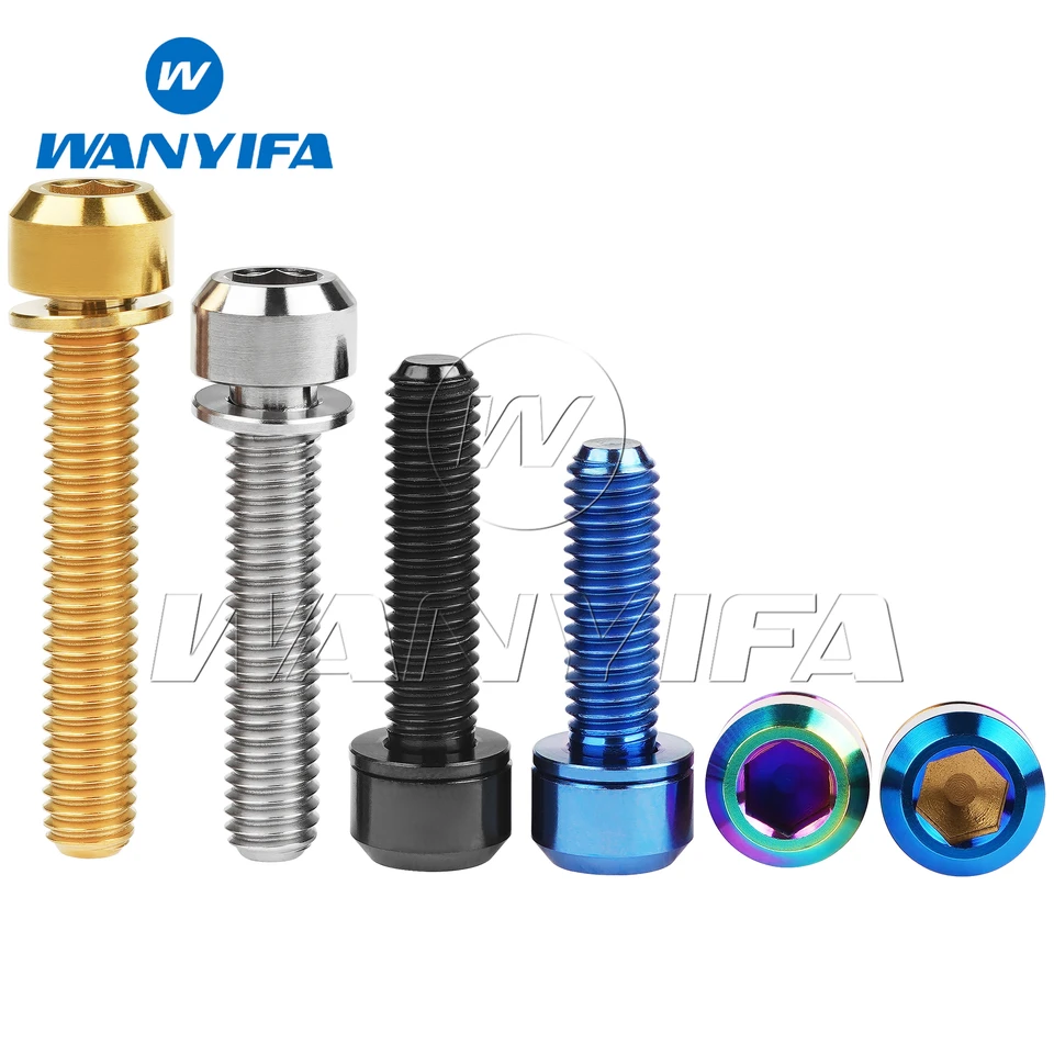CNCLOL Viti Attacco Manubrio Bici,M5 x 18mm Bulloni per Attacco Manubrio MTB,M6 Vite Testa Esagonale per Bulloni Stelo per Bicicletta,MTB,BMX,Bici da CNCLOL Viti Attacco Manubrio Bici,M5 x 18mm Bulloni per Attacco Manubrio MTB,M6 Vite Testa Esagonale per Bulloni Stelo per Bicicletta,MTB,BMX,Bici da