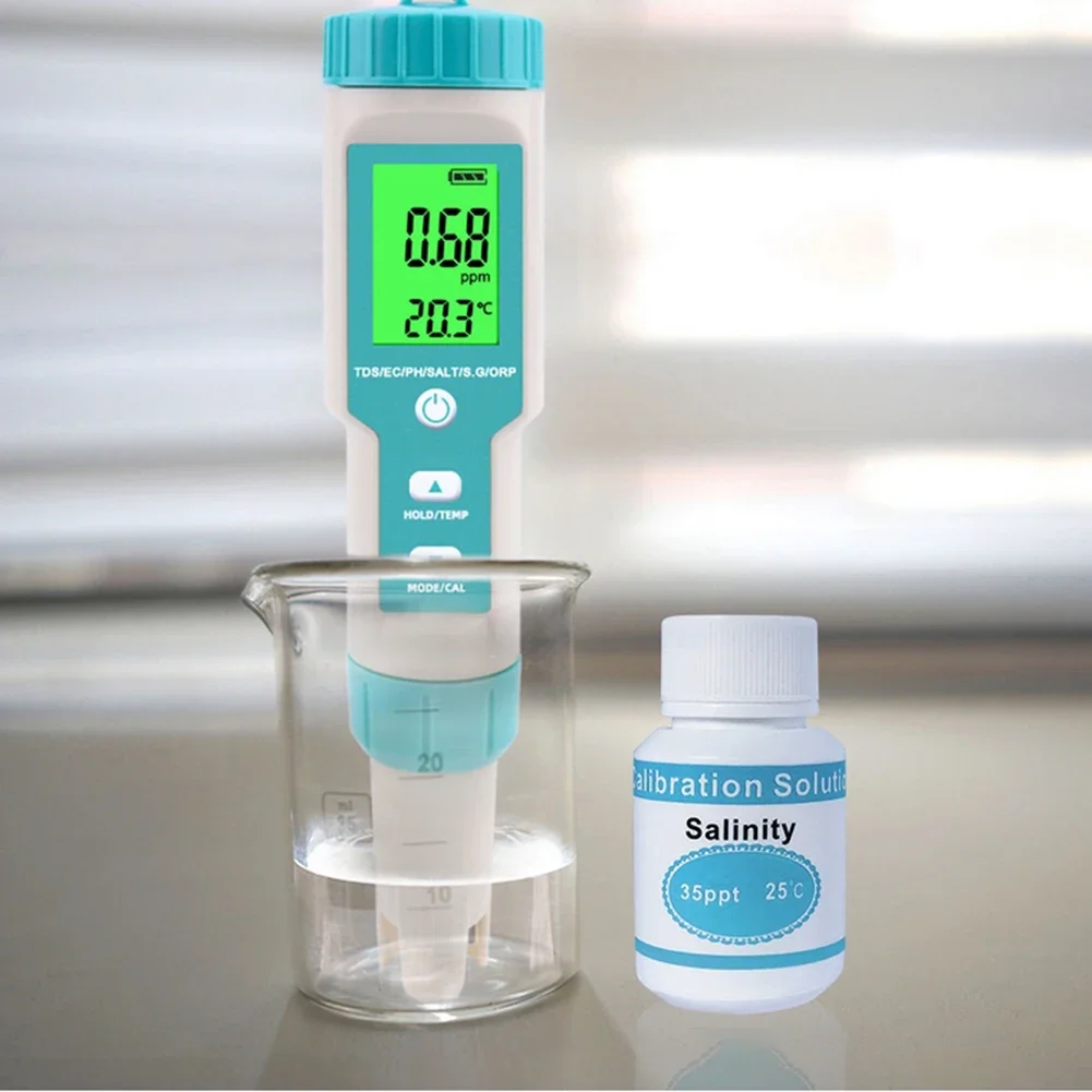 PH Buffer 12.88 MS/Cm Conductivity Salinity Calibration Solution 25Ml Buffering PH Meter Measuring Accuracy Calibration Solution 3