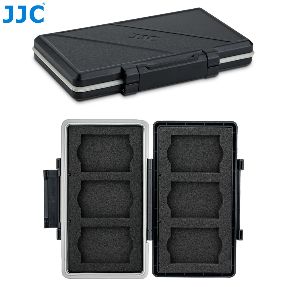 JJC 6 Slots Memory Card Case Holder Storage Box Organizer for XQD Card Wallet Keeper Protector