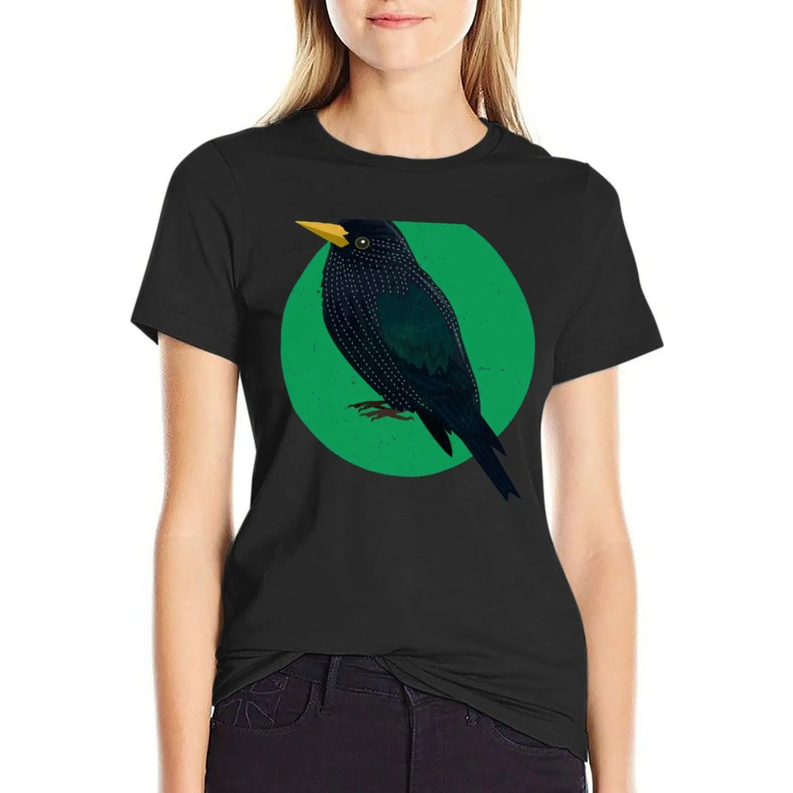 

Starling T-Shirt summer clothes anime clothes Woman clothing