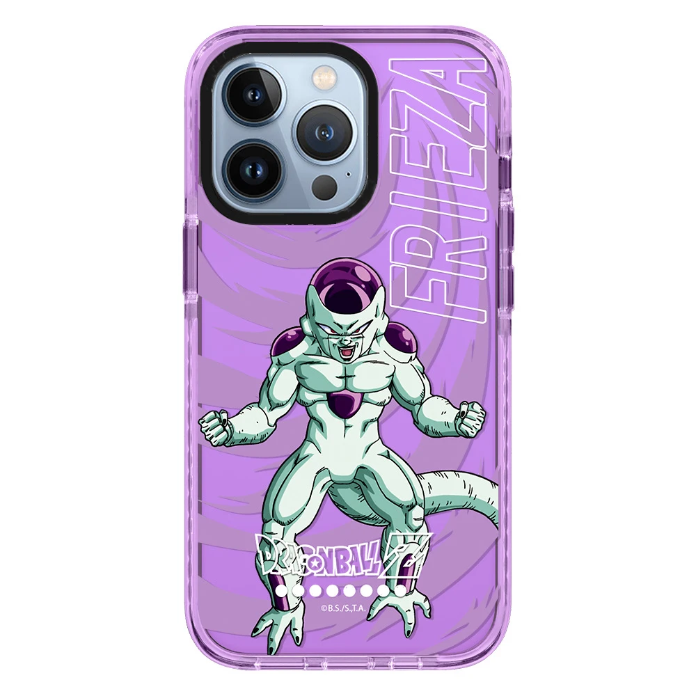 Bandai anime dragon ball goku piccolo frieza caso de telefone para iphone  17 16 15 14 13 12 11 pro max à prova de choque pára-choques capa macia -  AliExpress, image size:1000x1000