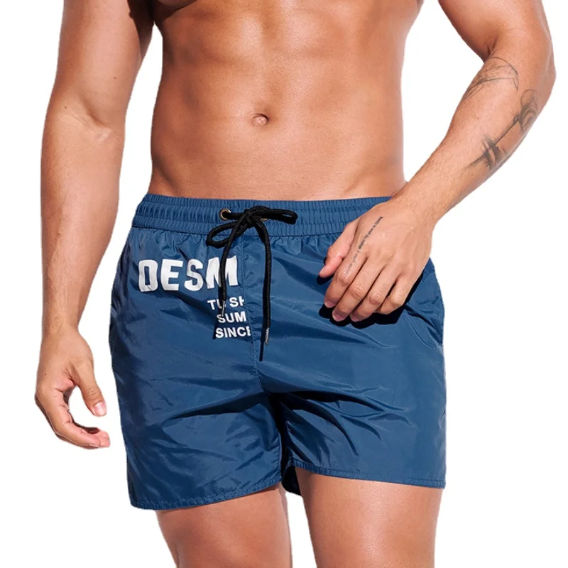 2023 Desmiit Swimwear Men's Swimming Shorts Trunk 2023 Fast Dry Men's Beach Shorts Board Surf Bathing Suit Sport Wear with Liner tomshoo inflatable stand up paddle board 6 inch thick sup paddleboard water sport surf set