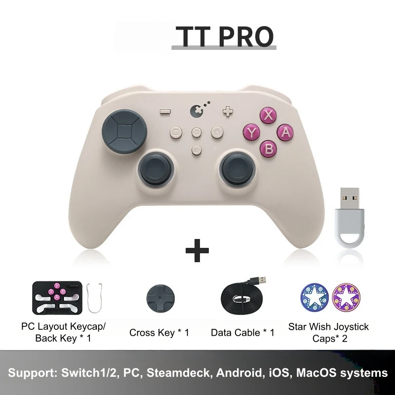 Gulikit TT MAX/PRO Kontrol Cihazı NS39 KingKong 3 Oyun Kumandası, Windows, Nintendo Switch2 ve Android için Hall Etkili Joystick'ler ve Tetikleyicilerle