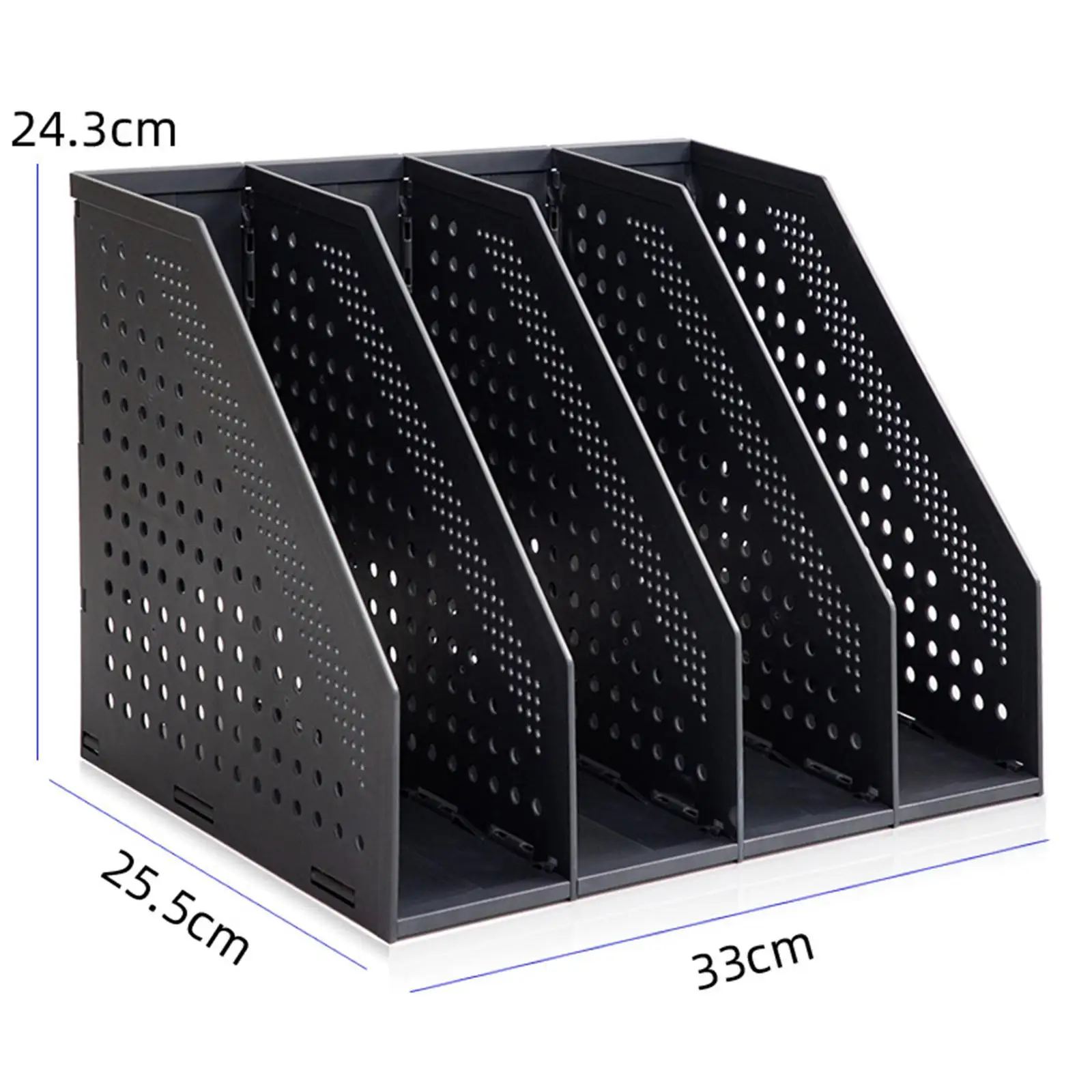 Magazine File Organiser Letters Vertical Magazine Desk Organizer for Desktop