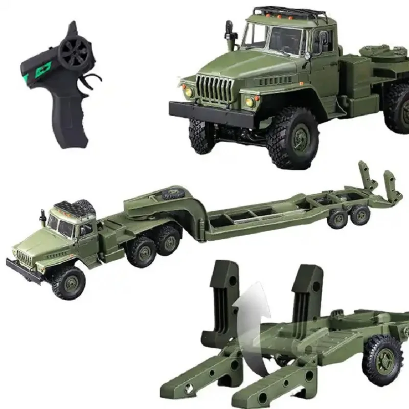 WPL B36-3 ミリタリートレーラー ・クローラー輸送トラックセット 1/16 Military WPL B36-3 TRACTOR VEHICLE(with Trailer