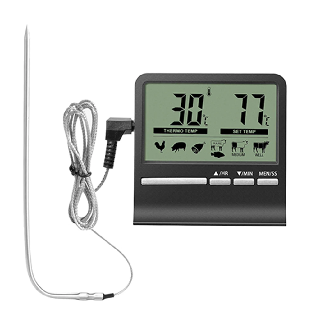 

Temperature Sensor Thermometer Digital Gauge Kitchen Baking Tool Temp Monitor Temperature Tester BBQ Accessories