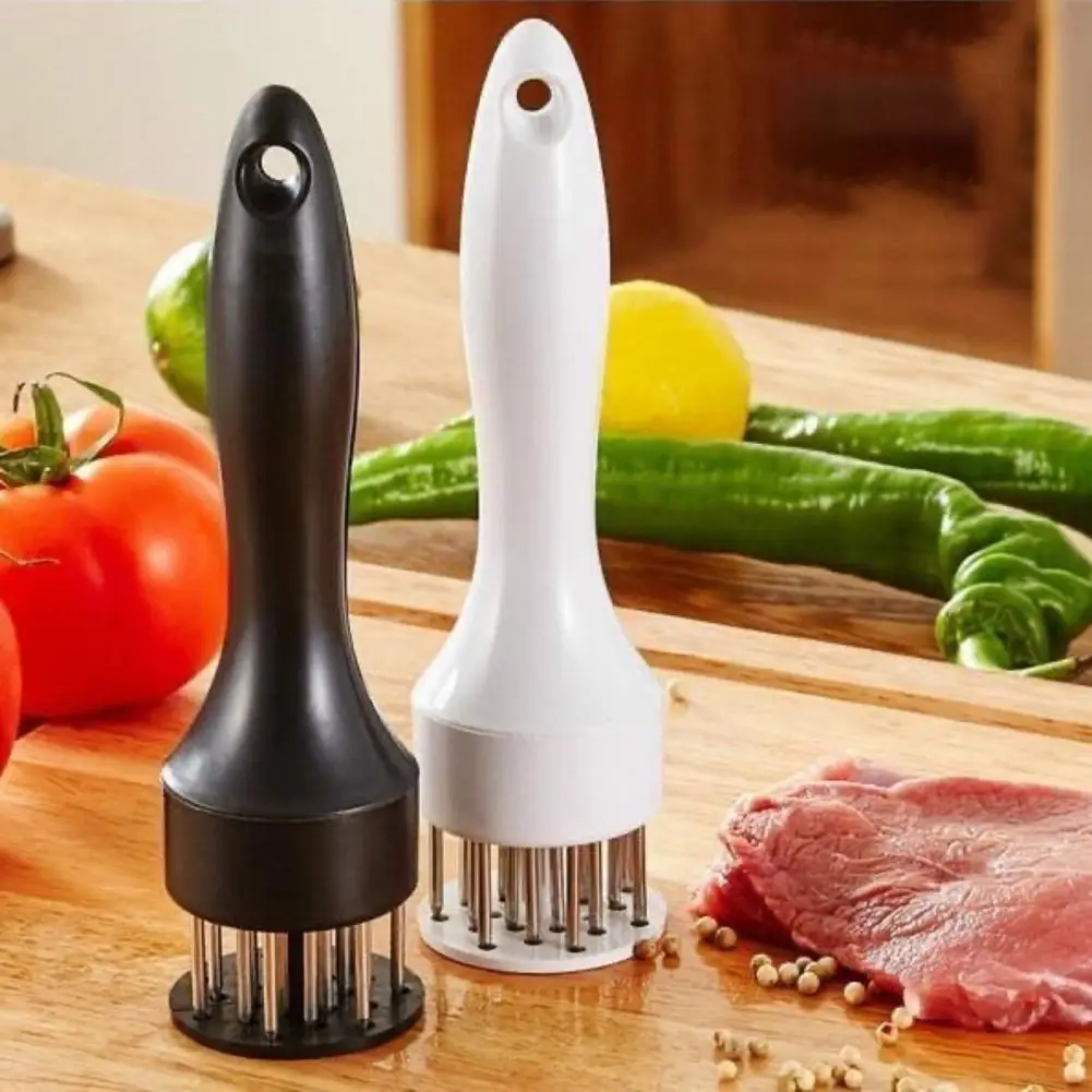 Durable Stainless Steel Steak Tenderizer Comfortable Grip Save Cooking Time Beef Steak Tenderizer Hammer Kitchen Tool