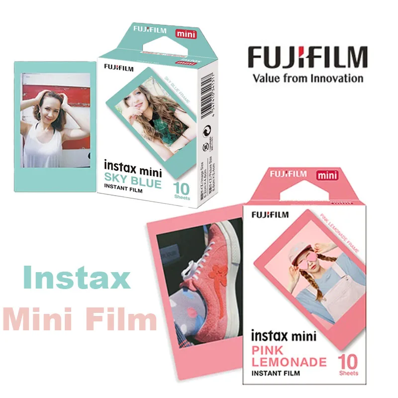 10-20 Fogli Fujifilm Instax Mini 11 Film Rosa Limonata E Cielo Blu Fuji Instax Mini Film Carta Fotografica Per Mini 12 70 7 + 90 Film