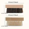 Advanced Wooden Horse Hair Brush - Soft and Hard Hair Brush for Daily Cleaning, Shoe Washing, Durable and Effective Care 2
