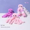 Cute Pet Supplies Plush Octopus Cat Toy with Catnip Pet Interactive Kitty Soothing Pet Plush Toy 4