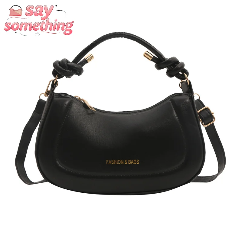 French Luxury Fashion Women's Bag Handbags Ladies Solid Color High-end Texture Versatile Shoulder Bag for Woman
