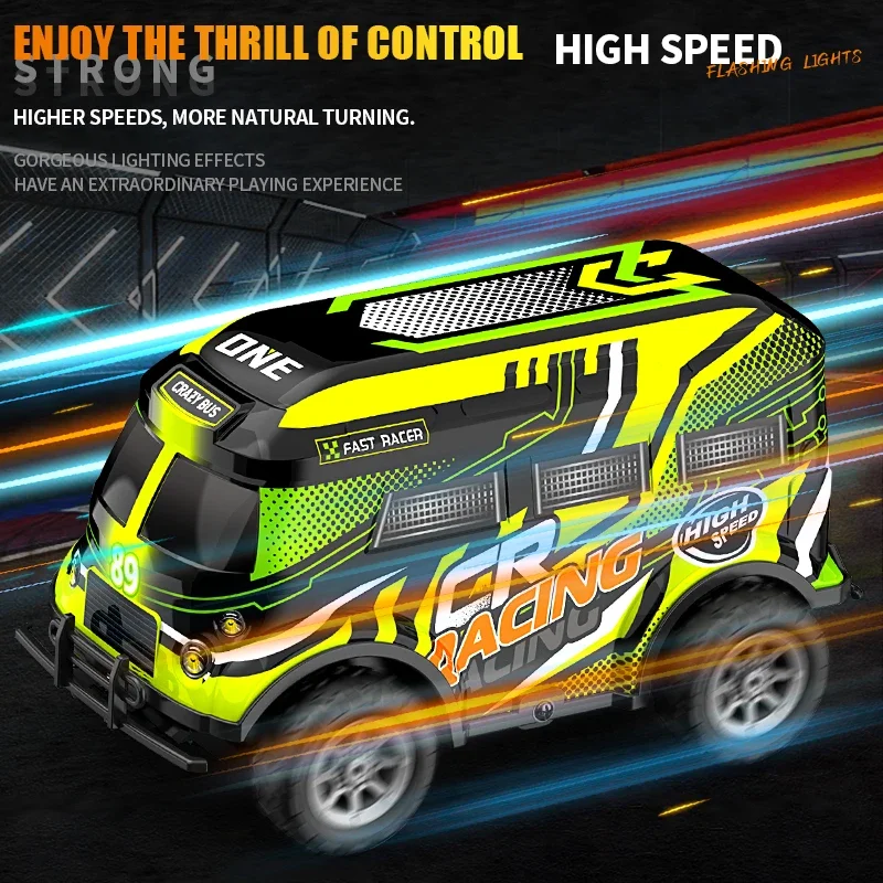 RC Car Off-road with Luminous Light 2.4G Remote Control Car Climbing Car Racing Drift Vehicle Buggy Electric Model Car Christmas