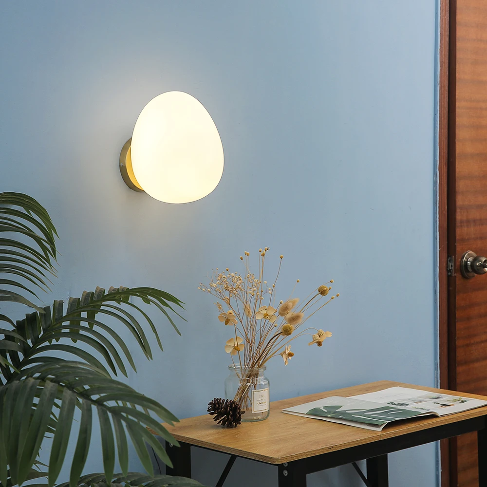 Wall Light - Irregular Shaped Glass Wall Lamp