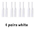 4 pairs White
