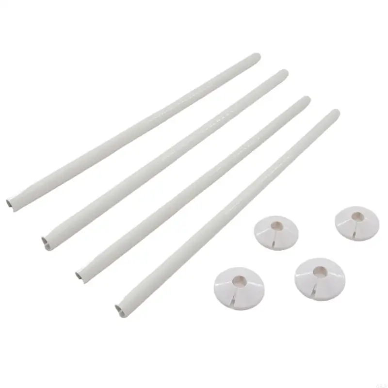 652F Radiator Pipe Covers Sleeve Bathroom Plastic Radiator Pipe Covers  Plastic Decorative Covers Easy to Installation