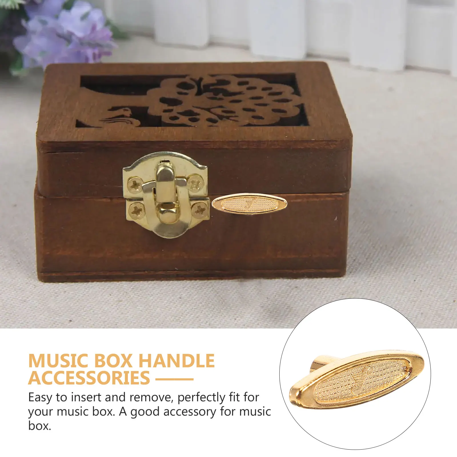 5pcs Music Box Winder Key Replacement Parts Winding Key For Music Box Musical Mechanism 10mm Winder Bar Supply