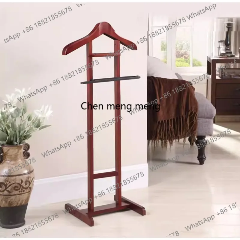 מעמד למעילים פינת עץ massif, מתלה פשוט לחדר שינה מרצפת לתקרה