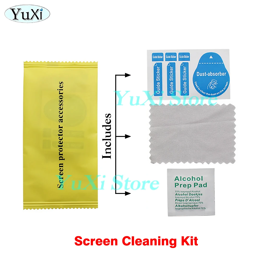 Universal HD Clear Screen Protector Film Set - 10 Pack Anti-Dust PET Films
