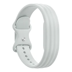 Enhanced Silicone Sport Wristband - Adjustable, Breathable, and Skin - Friendly Design (Grey)