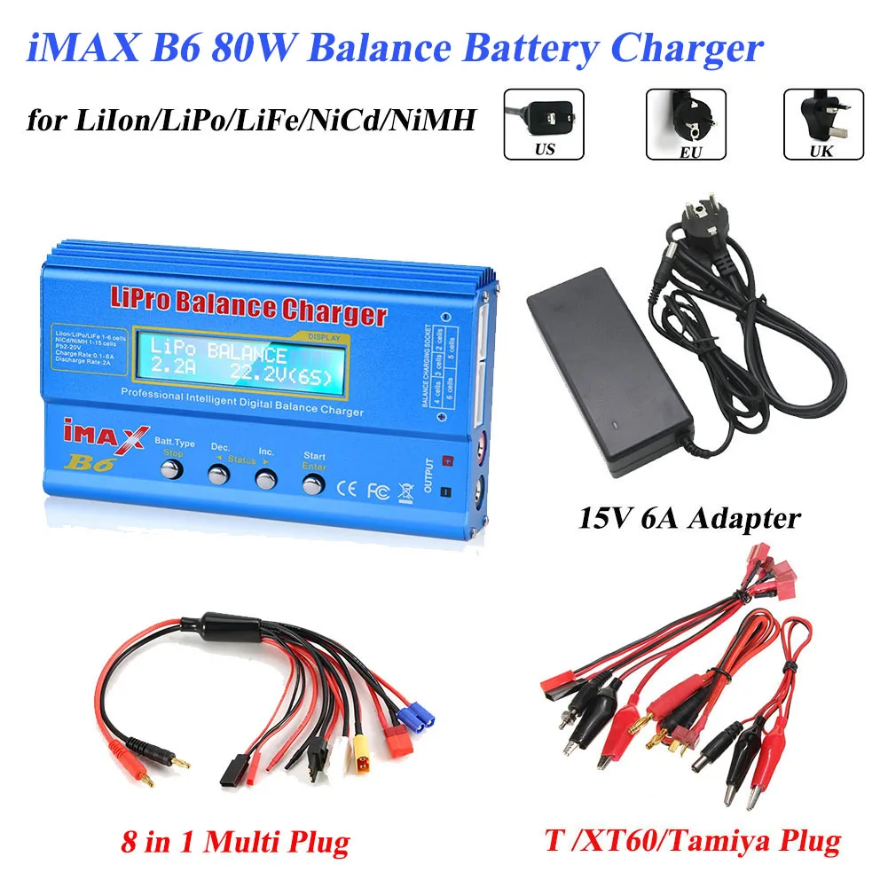 iMAXB680WRCChargerBalanceBatteryLipoNiMhLiionNiCdDigital