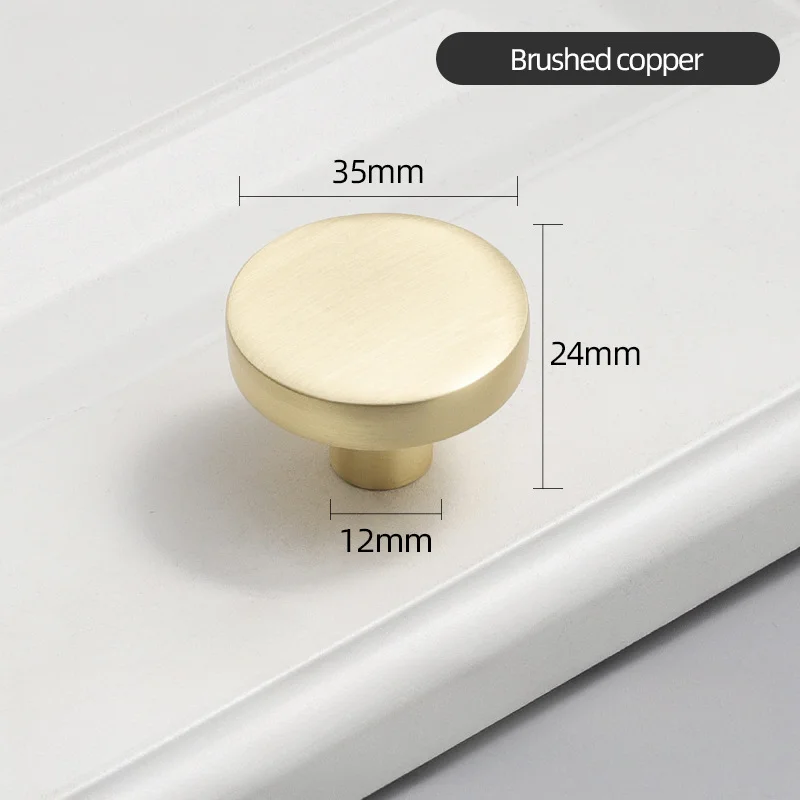Brass Brushed 35mm