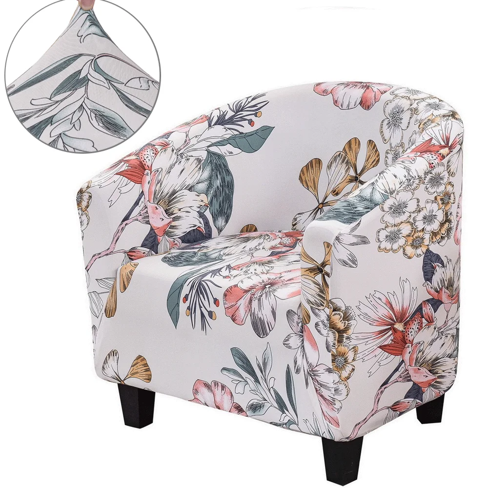 Tub Printed Sofa Cover Elastic Sofa Armchair Seat Cover Armchair Cover