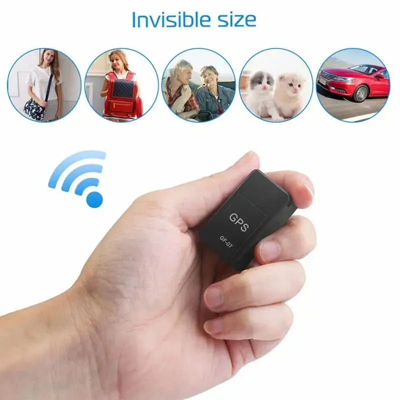 

Mini Magnetic Mount SIM Message Positioner GF-07 GPS Car Tracker Real Time Tracking Anti-Theft Anti-lost Key Pet Locator Strong