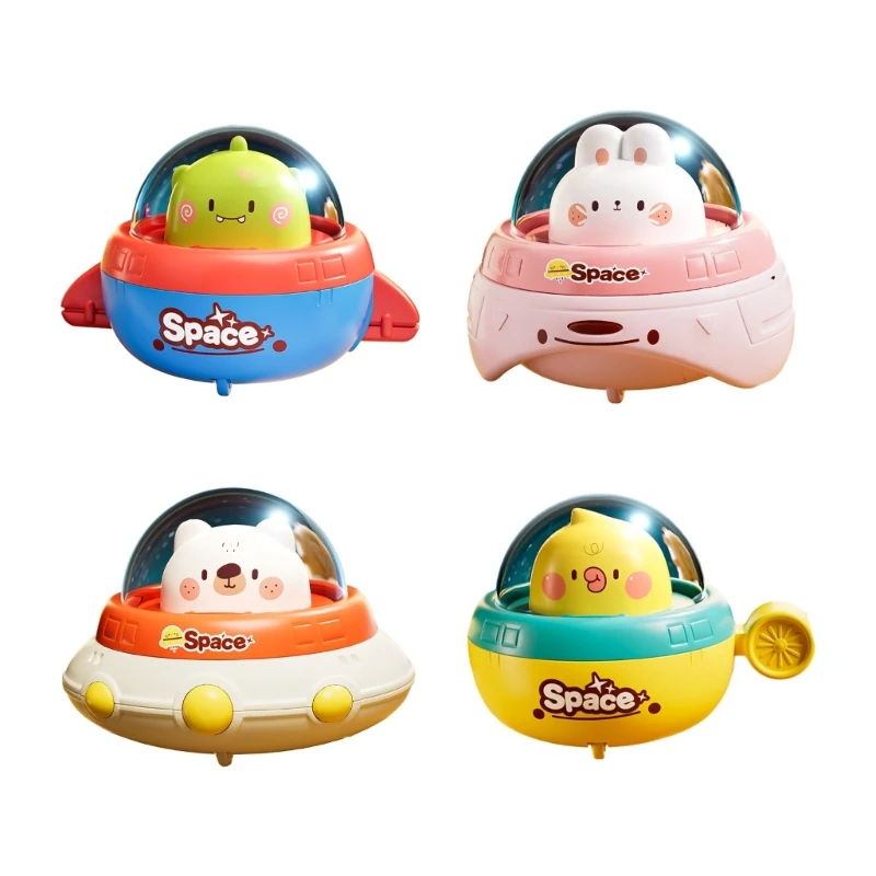 Cartoon Inertial Sliding Toy Car Candy Color Parent-child Interaction Toy