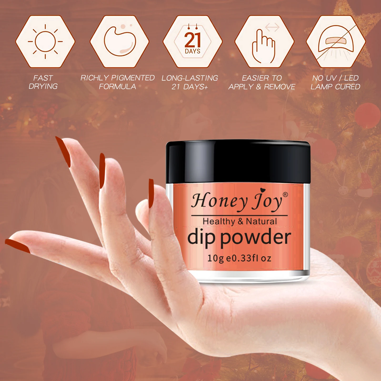 6 box/set Brown Tan Khaki Flaxen Chestnut Coffee Color Series Dip Powder Nail Kit Dipping Powder Set Nail Gel Effect nail powder,nail powder set