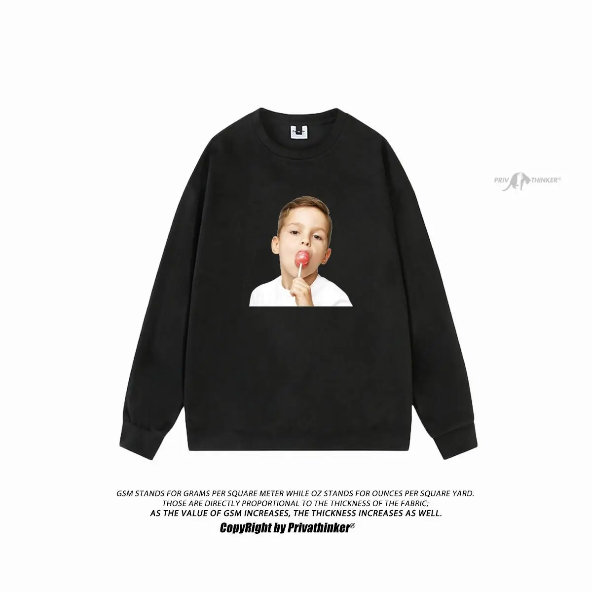 Description Picture 5 of itemBrand Quality Suede Unisex Oversized Pullovers Funny Sugar Boys Pattern Man Casual Long Sleeve Sweatshirts Male Hoodies Tops