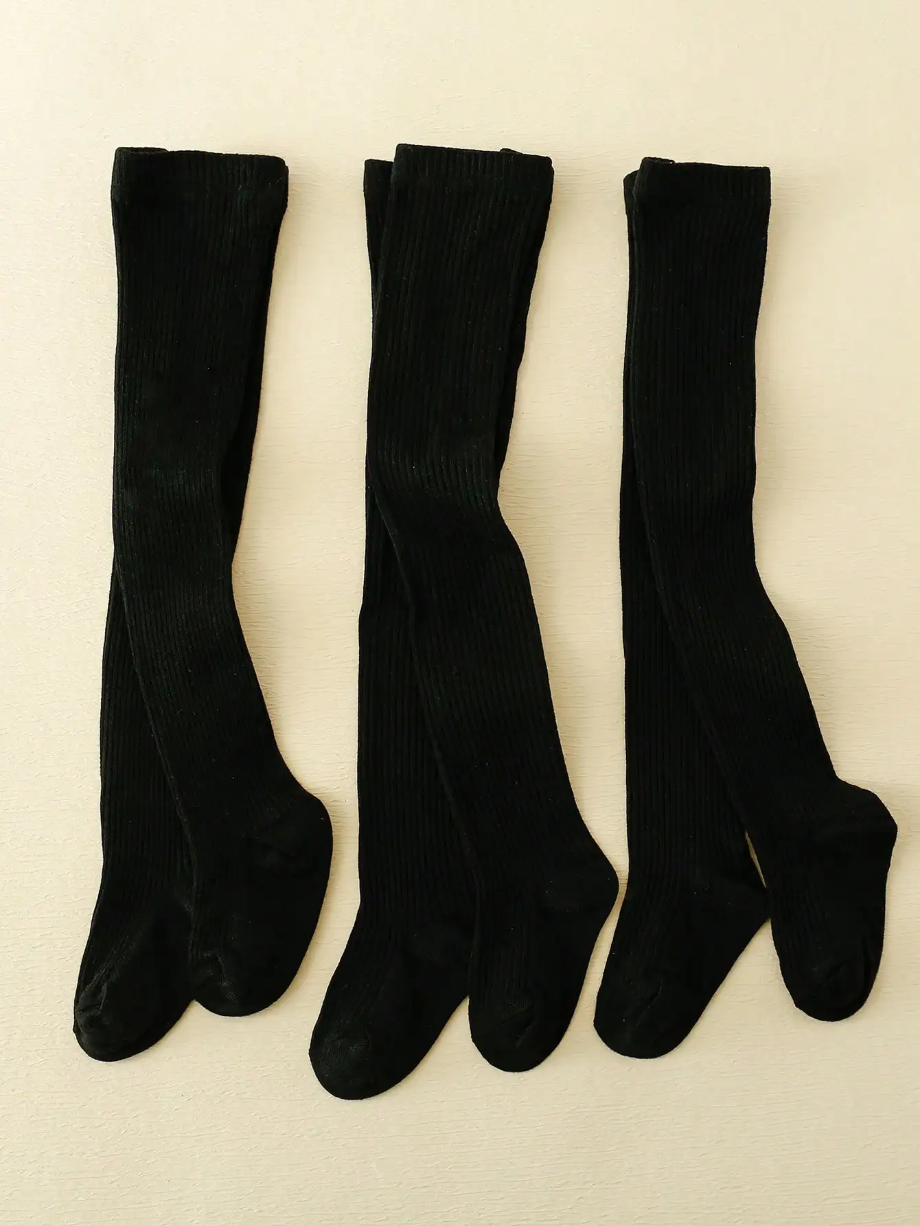 Kids Pantyhose Solid Color Pantyhose Toddler Tights Kids Leggings 3pairs Toddler Girls Solid Tights