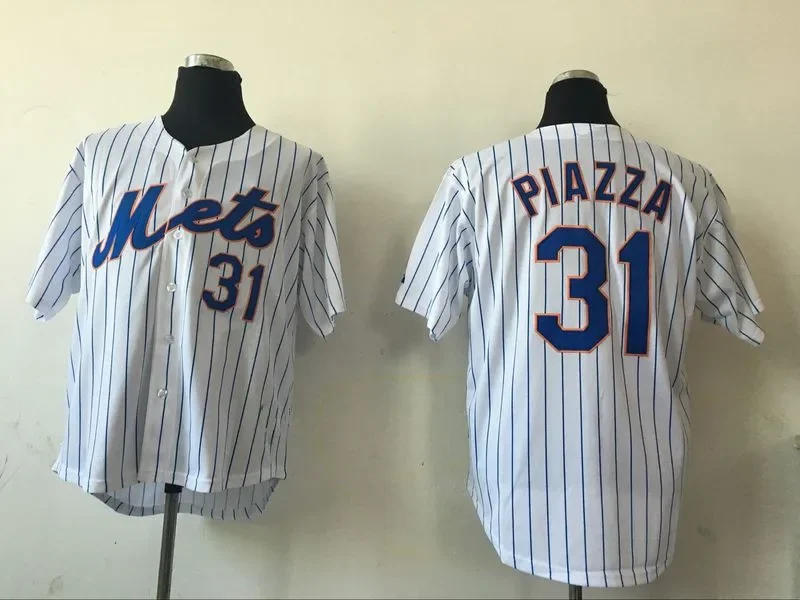 thumbnail image 1 of Camiseta de béisbol de los New York Mets para hombre, versión Elite, chaleco de verano bordado para correr para fanáticos de los deportes, 1 of 5