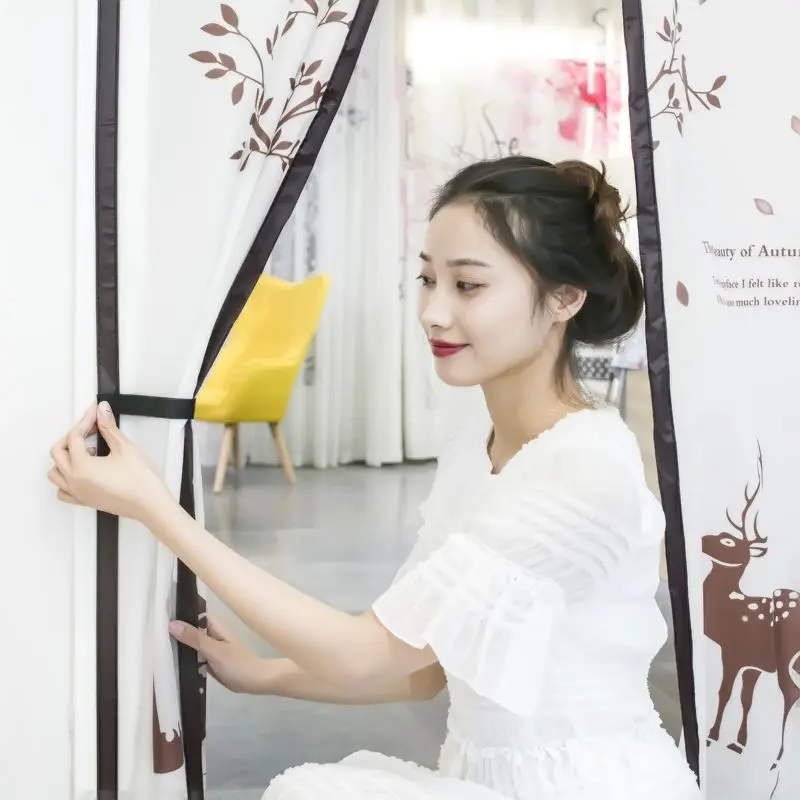 Winter Door Curtains Mosquito Net Window