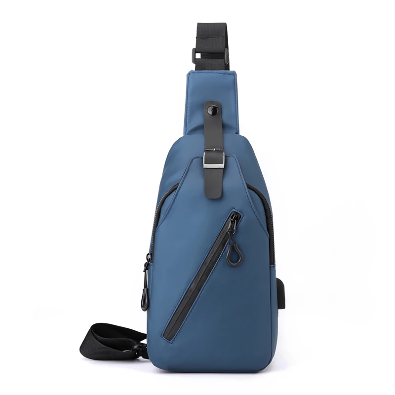 Men's Chest Bag 2023 New Outdoor Sports Messenger Bag Multifunctional Waterproof Oxford Cloth Shoulder Bag Sling Bag Men