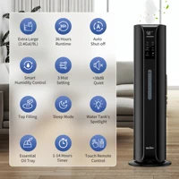 SEJOY Humidifiers for Bedroom Large Room, 9L/2.4Gal Cool Mist Top Fill Humidifier with Essential Oil 360°Nozzle for Baby Office 2