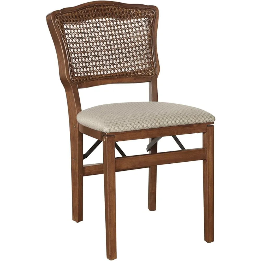 

Stakmore French Cane Back Folding Chair Finish, Set of 2, Fruitwood