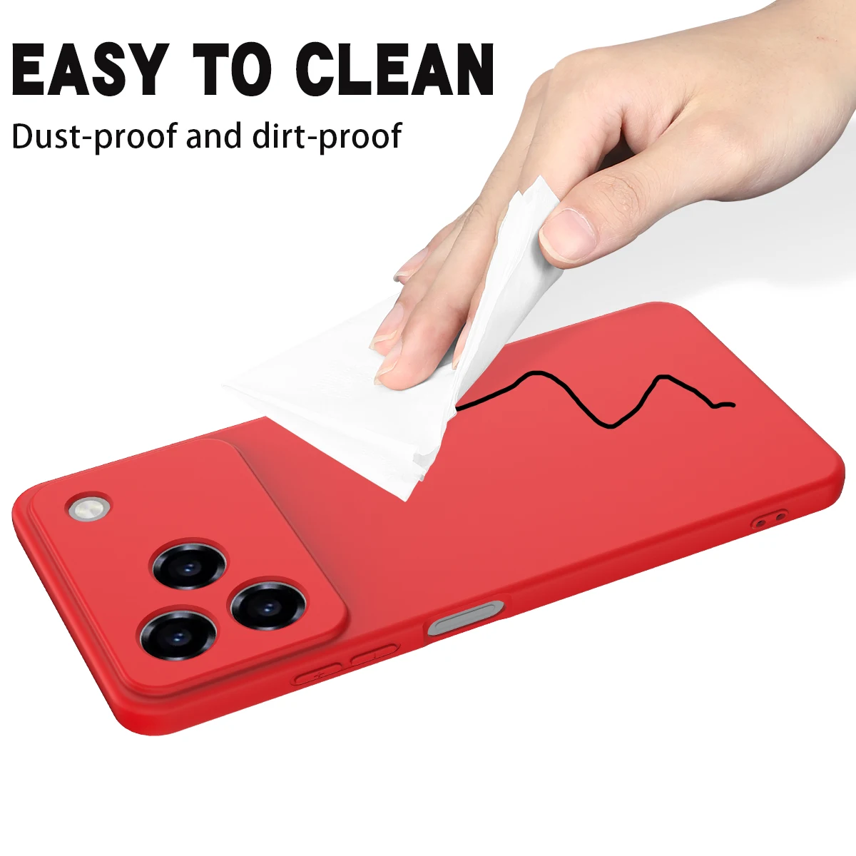 Ultra-Thin Fashion Matte Silicone Shockproof Case - Bare Feel Design