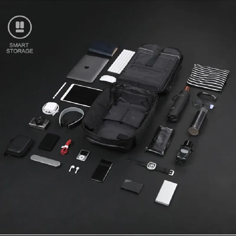 Kingsons Solar Charging Travel Backpack Multifunctional Anti-Theft Waterproof 15.6" Laptop Backpacks USB Men Backpack Outdoor 2