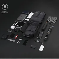 Kingsons Solar Charging Travel Backpack Multifunctional Anti-Theft Waterproof 15.6" Laptop Backpacks USB Men Backpack Outdoor 2