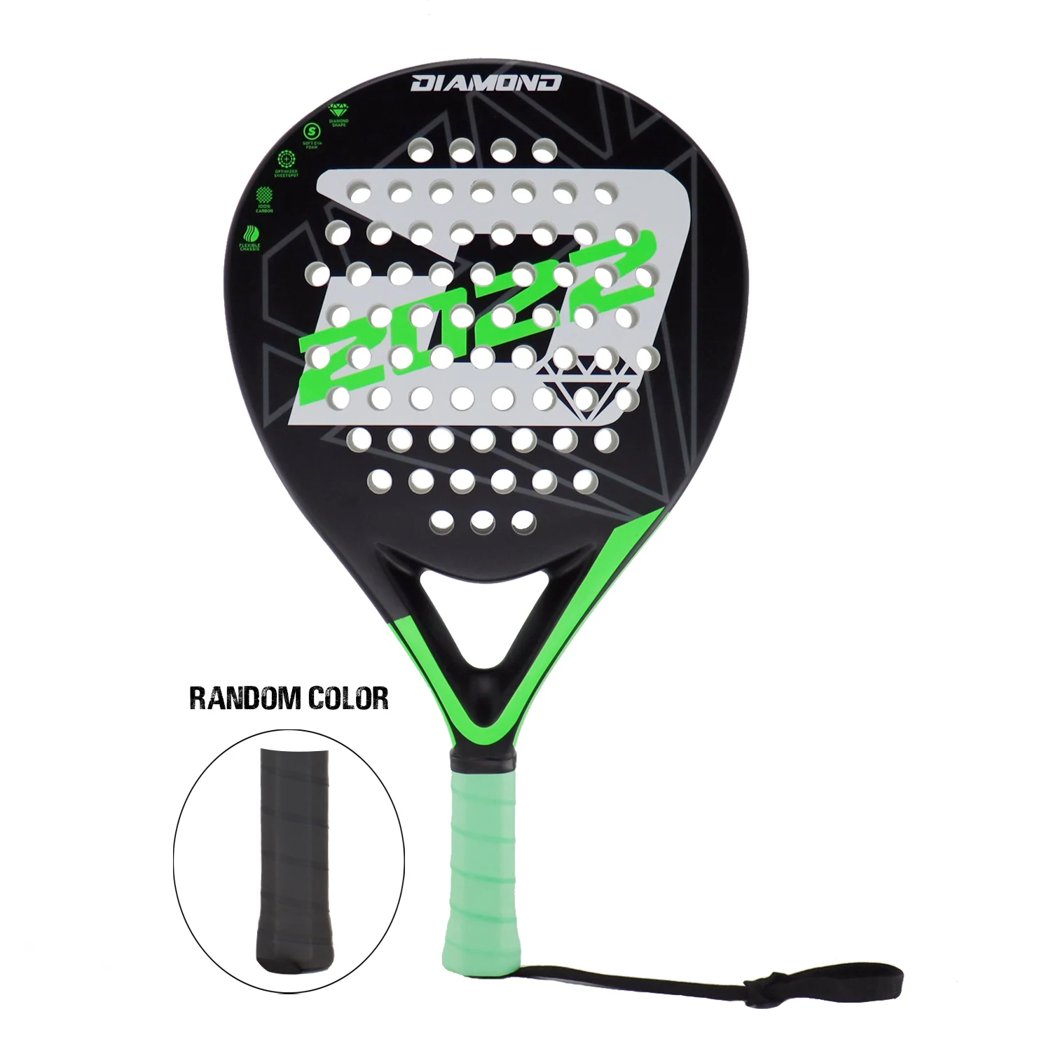 Racket Beach Tennis 3k Carbon Padel Balls Rackets Man Accessories Grip Pala  Padel Junior Racket Beach Tennis 4033 - AliExpress