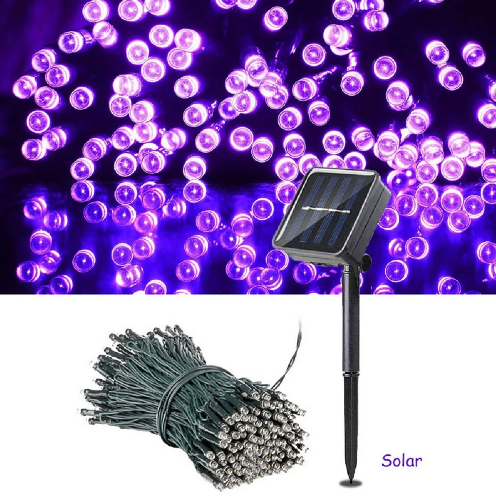 200 Led Solar Garland String Fairy Lights Outdoor 22M Solar Powered Lamp for Garden Decoration 3 Mode Holiday Xmas Wedding Party solar motion lights