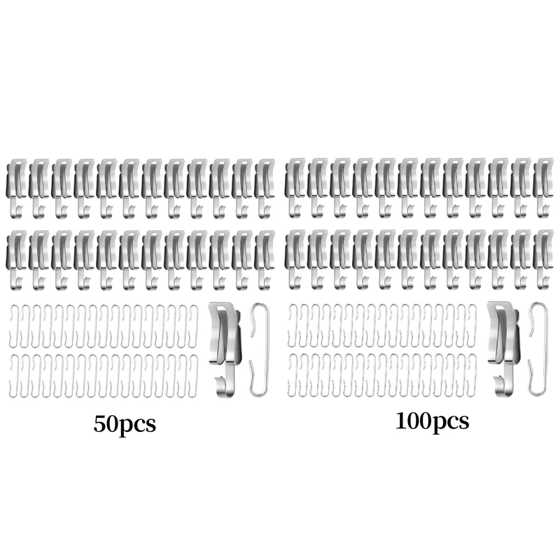 

Heat Cable Roof Clips And Spacers, Metal De Icing Cable Hooks And Spacers Set Outdoor Gutter Heat Tape Clips