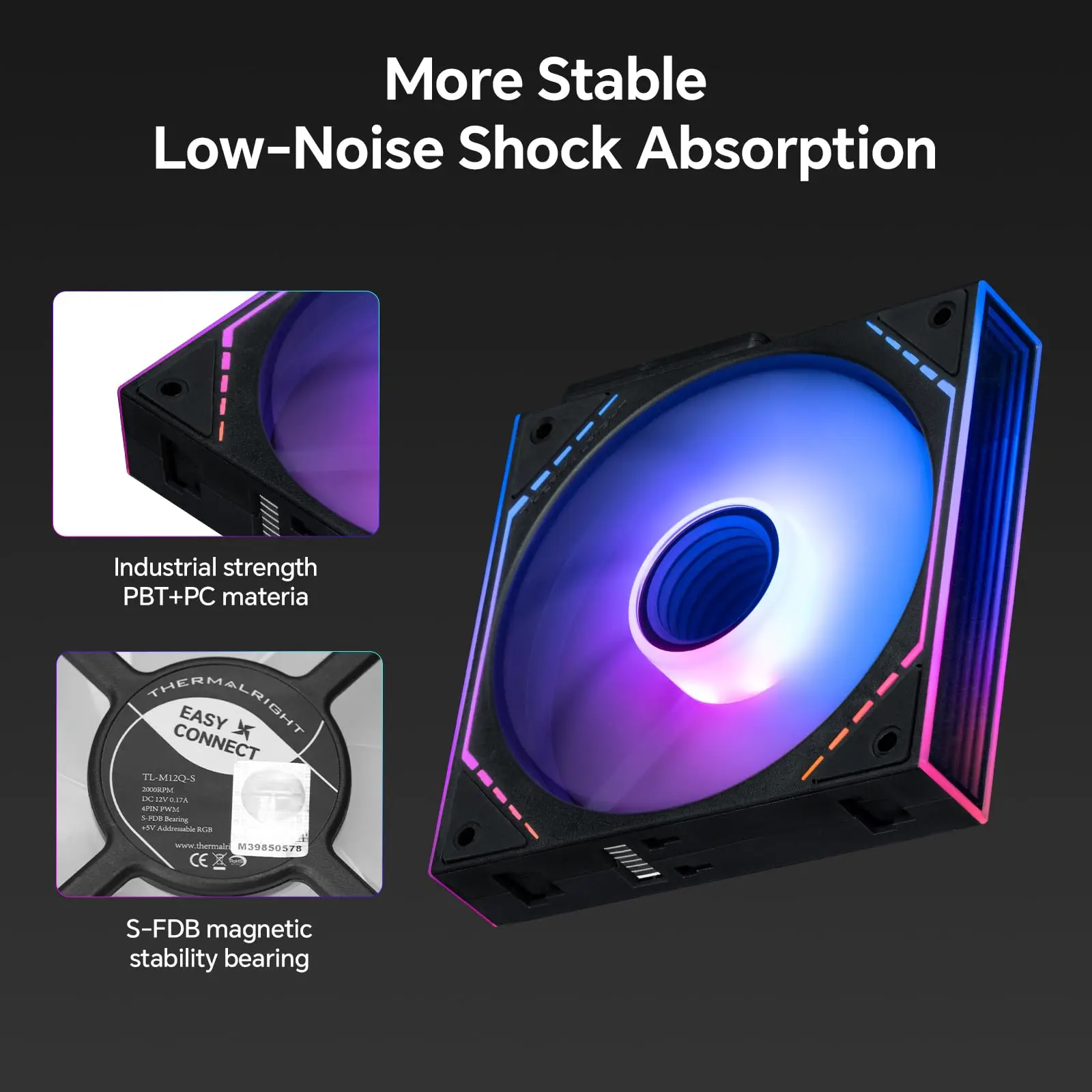 Thermalright TL-M12QW X3 120mm PC Case Fans, 2000RPM Bhutan - View #9