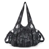 Women Fashion Handbags Women Shoulder Bags PU Leather Handbag Female Satchel Big-capacity Shoulder Purse Bag bolsa feminina 1