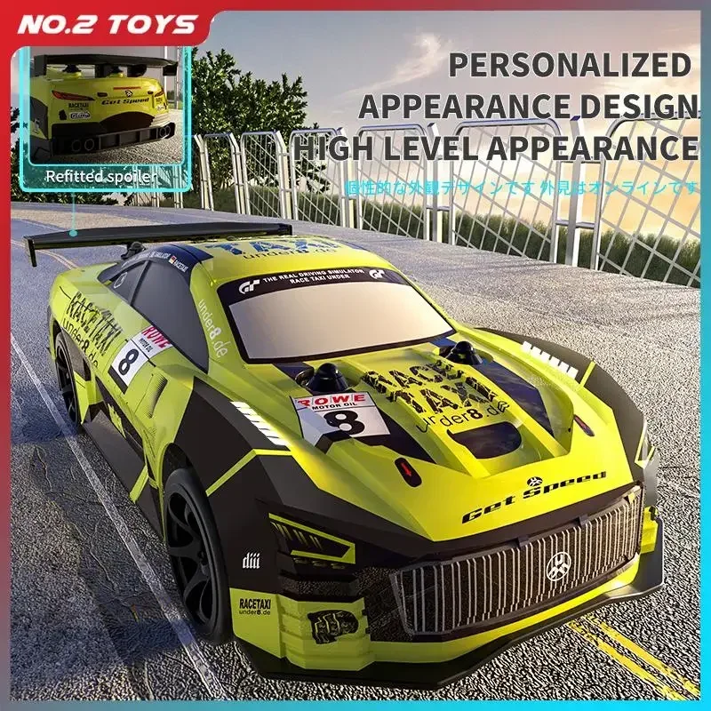 4WD RC Racing Car 2.4G High Speed Drift Remote Control Vehicle led Light electronic RC Car Model Compete Race Game Kids Gift Toy 3